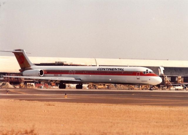 McDonnell Douglas MD-80 — - Continental MD-80 at Santa Ana in the late 1980s