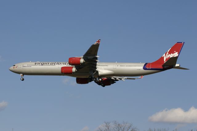 Airbus A340-600 (G-VSHY) - March 15, 2006 - arrived at Washington Dulles