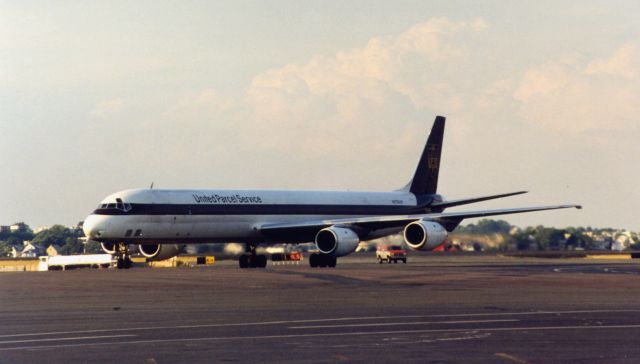 McDonnell Douglas DC-8-70 (N755UP) - UPS DC8-71 taxis on 07/18/97