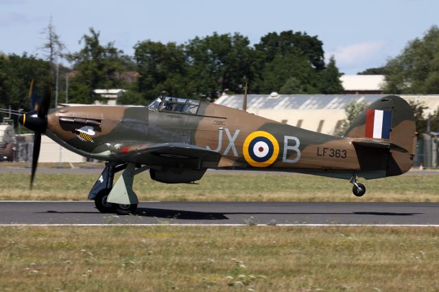 NDC363 — - Hurricane IIc LF363 at RAF Fairford.