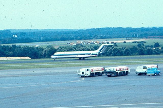 Douglas DC-9-10 — - Eastern Airlines DC-9 rolling out on runway 15 (now 15R) at Friendship Intenational Airport, Baltimore (now KBWI)  Note refuelers parked on field; Definatle not done now due to safty concerns.