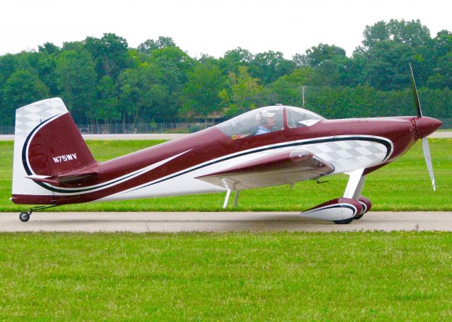 Vans RV-7 (N75WV) - At Oshkosh. 2012 JOHN K WAYNE VANS RV-7