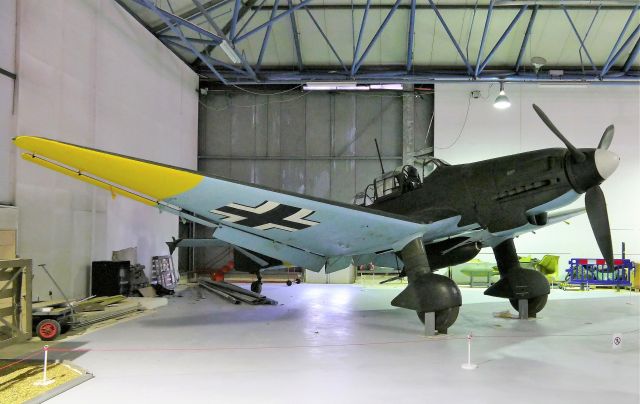 RIJK — - Junkers Ju-87 G-2 (one of only two surviving Ju-87s in the world). Photo taken on June 27, 2019 at Hendon Museum in London.