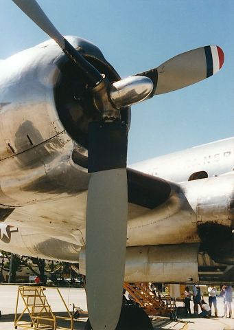 N494TW — - No.4 engine on Connie N494TW at a Copperstate fly In and Air Show