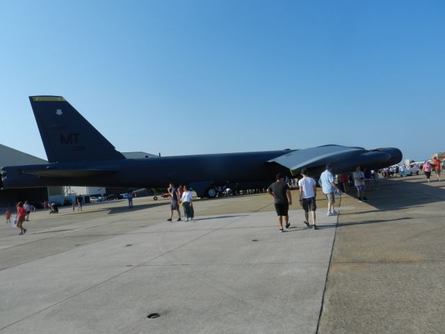 Boeing B-52 Stratofortress — - A United States Air Force Night AWACS Boeing B-52 Stratofortress On Static Display At The N.A.S Oceana Airshow 2018