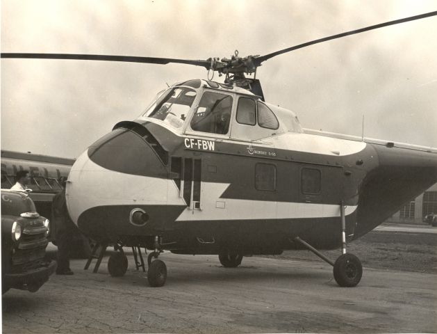 C-FFBW — - Sikorsky S-55 at unknown location - early 1950s.