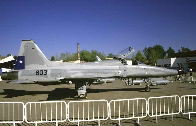 N803 — - NORTHROP GRUMMAN F-5E Tiger IIIbr /Los Cerrillos Airport (Closed)br /Santiago, Chilebr /Photo: March 1983