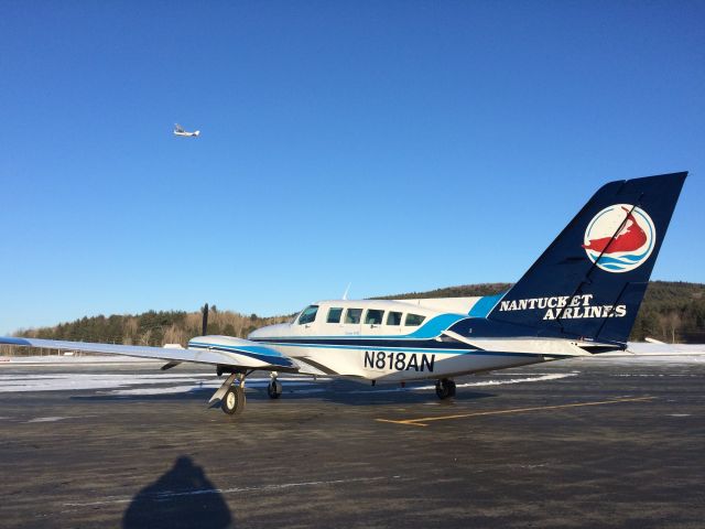 Cessna 402 (N818AN) - 2/13/2013.