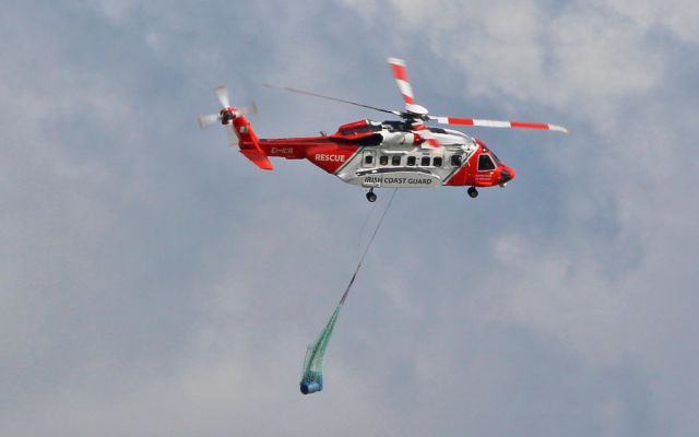 Sikorsky Helibus (EI-ICR) - s-92 ei-icr training at shannon today 23/4/16.