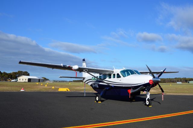 Cessna Caravan (VH-PRK) - Kirkhope Aviation's newest addition at Flinders Island, Jan 2022