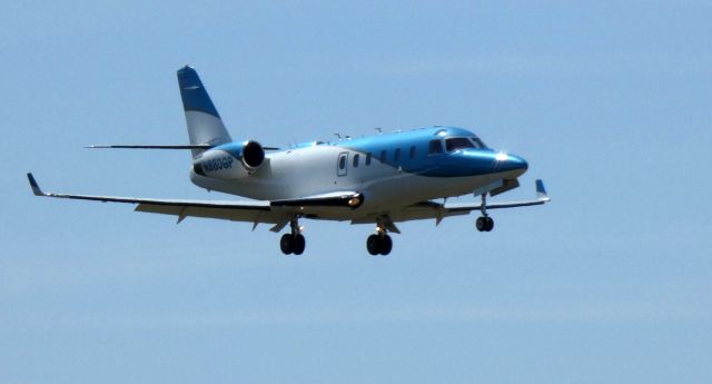 IAI Gulfstream G100 (N880GP) - On short final is this 1996 Israeli Aircraft Industry Gulfstream 100 Astra SPX in the Spring of 2022.