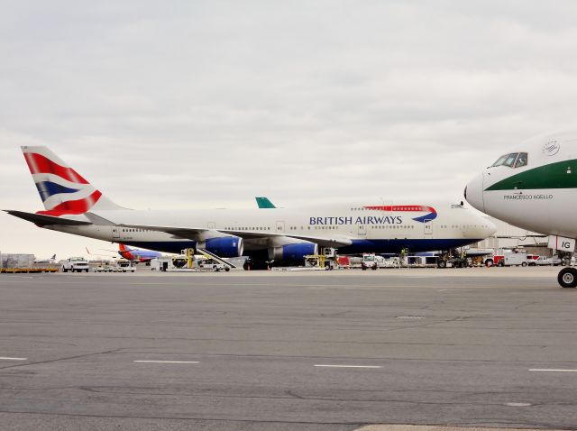 Boeing 747-400 (G-CIVD) - I-DEIG(B767-300ER)   Francesco Agello  taxis out as AZ615 to FCO