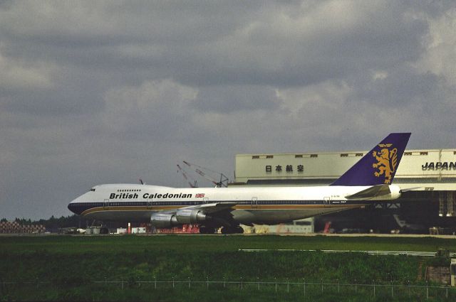 Boeing 747-200 (G-GLYN) - Departure at Narita Intl Airport Rwy34 on 1987/09/12