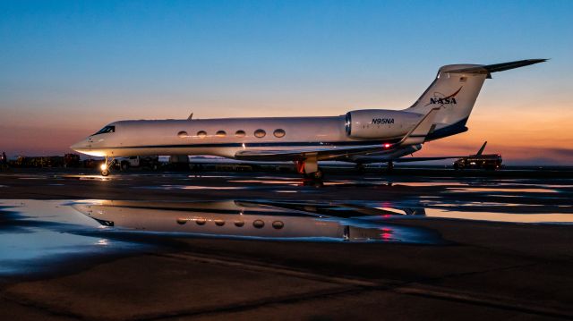 Gulfstream Aerospace Gulfstream V (N95NA) - NASA's GV N95NA returns to Ellington Field from Tampa with the SpaceX Crew 3 Astronauts on board and home safe.