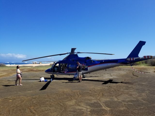 SABCA A-109 (N129AL) - Photo of an AgustaWestland AW109 on The Forbidden Isle of Ni'ihau, Hawai'i.