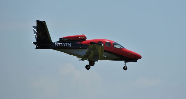 Cirrus Vision SF50 (N111TN) - Taken from Indy South gravel parking lot.