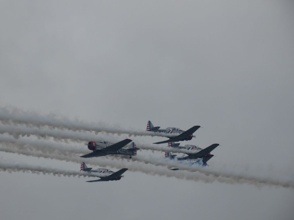 — — - North American T-6 Texan - GEICO Skytypers Airshow Team