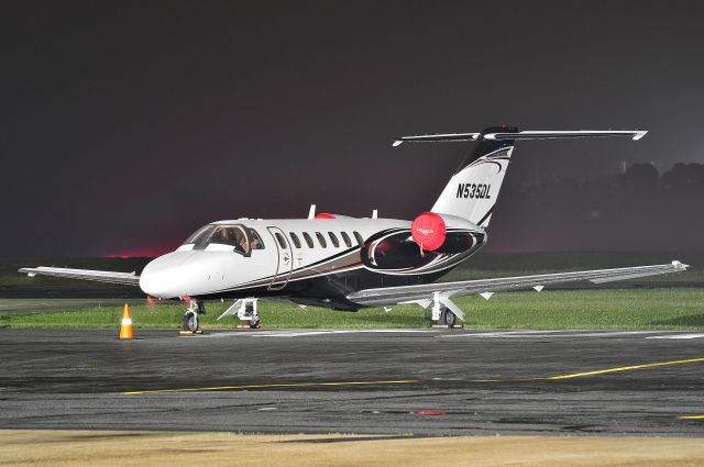 Cessna Citation CJ3 (N535DL) - Seen at KFDK on 5/12/2010.      a href=http://discussions.flightaware.com/profile.php?mode=viewprofile&u=269247  [ concord977 profile ]/a