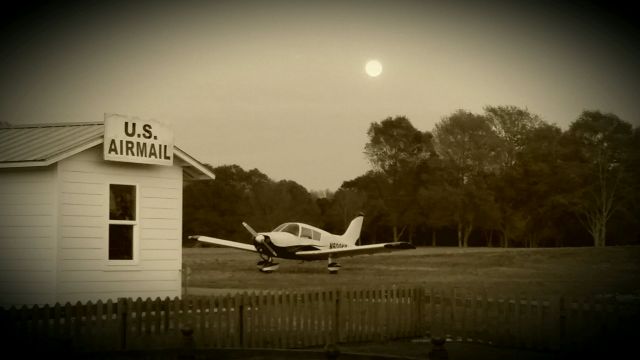 Piper Cherokee (N500KC) - Moonrise at Peach State