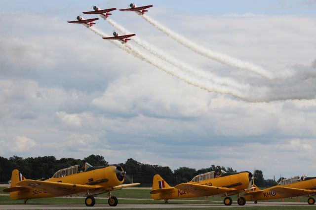 North American T-6 Texan — - T-6s every where at Oshkosh 2018.  