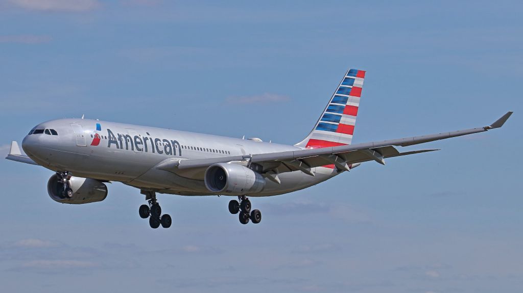 Airbus A330-300 (N285AY) - Nashville, TN, September 29, 2018 -- This American Airlines Charter of the Philadelphia Eagles is on short final approach to runway 02C at BNA.