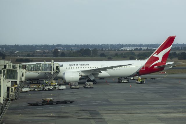 Boeing 787-8 (VH-ZNA) - From Terminal 2