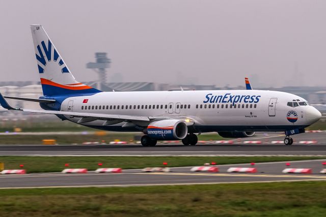 Boeing 737-700 (TC-SUI) - TC-SUI SunExpress Boeing 737-8CX(WL) @ Frankfurt - Rhein-Main International (FRA / EDDF) / 27.11.2014 