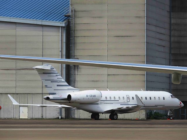 Bombardier Global 5000 (M-GRAN) - I took this picture on Jun 22, 2018.