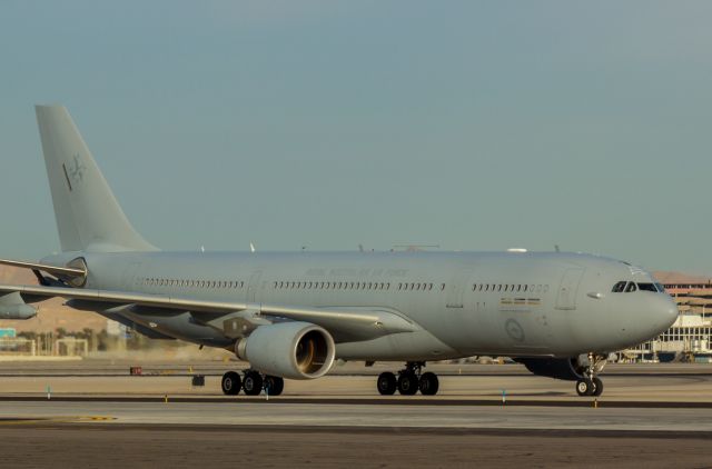 Airbus A330-300 — - Royal Australian Air Force Airbus at KLAS. <a rel="nofollow" href="<a rel="nofollow" href="a rel=nofollow href=http://en.wikipedia.org/wiki/KC-30#Australia">http://en.wikipedia.org/wiki/KC-30#Australia</a>">http://en.wikipedia.org/wiki/KC-30#Australia">http://en.wikipedia.org/wiki/KC-30#Australia</a></a&gthttp://en.wikipedia.org/wiki/KC-30#Australia">http://en.wikipedia.org/wiki/KC-30#Australia</a>">http://en.wikipedia.org/wiki/KC-30#Australia">http://en.wikipedia.org/wiki/KC-30#Australia</a></a>/a;;. Also see <a rel="nofollow" href="<a rel="nofollow" href="a rel=nofollow href=http://www.thepilotseye.com">www.thepilotseye.com</a>">http://www.thepilotseye.com">www.thepilotseye.com</a></a&gthttp://www.thepilotseye.com">www.thepilotseye.com</a>">http://www.thepilotseye.com">www.thepilotseye.com</a></a>/a;;