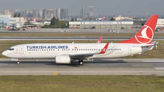 Boeing 737-800 (TC-JVZ) - 6000th Boeing 738NG