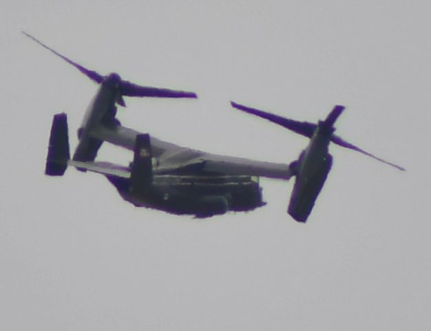 — — - In Transition - Love this pic of the Osprey in the Presidential detail as it is transitioning from a helicopter into fixed wing transport.  Thinking they referred to this aircraft at some point as The WidowMaker