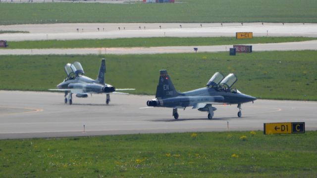 Northrop T-38 Talon (66-4369) - T-38C Talons taxiing out as ENJEP73 flight