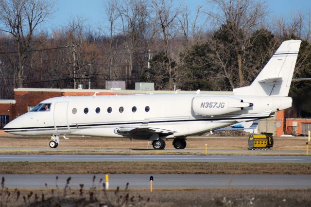 IAI Gulfstream G200 (N357JG) - 2007 IAI/Gulfstream G200 operated by JAG Aviation arriving into Buffalo (KBUF) from Fort Lauderdale (KFXE)br /br /** First Photos of N357JG on FlightAware **