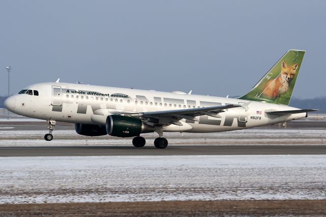 Airbus A319 (N912FR) - Frontier 253 rotating on 26L going to Denver.