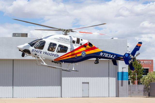 Bell 429 GlobalRanger (N783AZ) - Ranger 3 arriving back at Deer Valley Airport after a local training sortie.