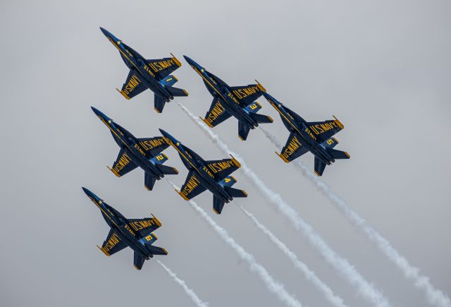 McDonnell Douglas FA-18 Hornet — - Blue Angles practice run 2024