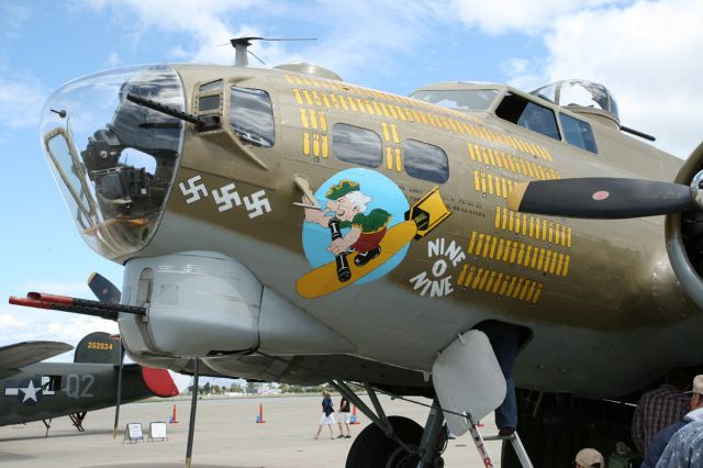 Boeing B-17 Flying Fortress (N93012) - Collings Foundation visit to Moffett Federal Airfield 2010.