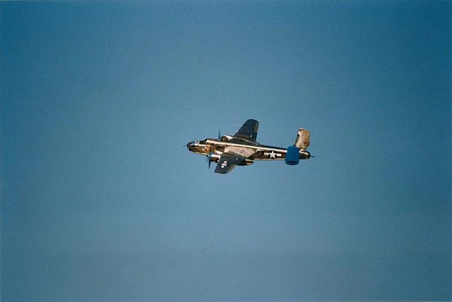 North American TB-25 Mitchell (N7946C) - B-25 making a fly by at a KOKC Air Power Air Show