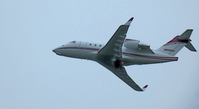 Canadair Challenger (N888DH) - Shortly after departure is this 1996 Canadair Bombardier Challenger 604 in the Spring of 2024.