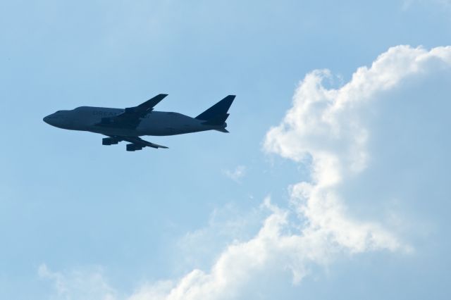 N7188A — - Finally caught the big whale on final approach to JFK - 22R, over Long Island - July 17, 2014