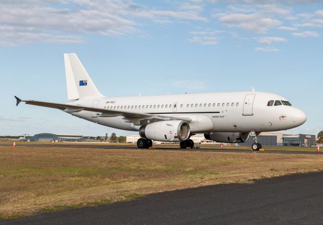 Airbus A319 (VH-VCJ) - Parked on P7