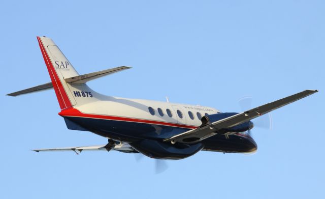 British Aerospace Jetstream 31 (HI875) - HI875 departing TNCM.