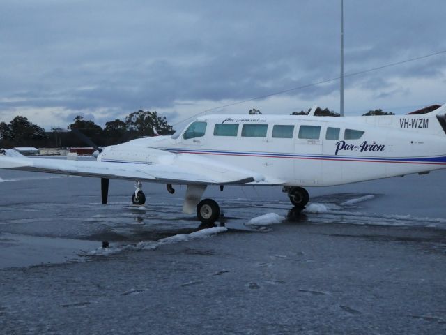 Cessna 404 Titan (VH-WZM) - August 2020, overnight snowfall. 