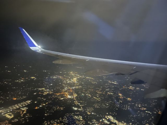 Airbus A321 (N109DN) - Flyin' late at night headed towards Kansas City!  Date - May 21, 2022