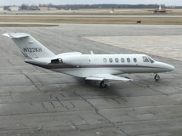 — — - On the ramp at Fort Wayne Aero