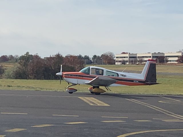 Grumman AA-5 Tiger (N379NL) - N379NL (AA5) arriving at Wings Field (KLOM)br /Photo Date: November 20, 2021