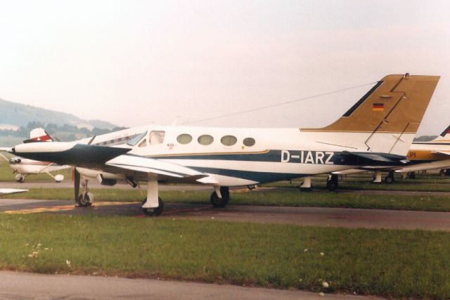 Cessna 421 (D-IARZ) - Seen here on 2-Aug-89.