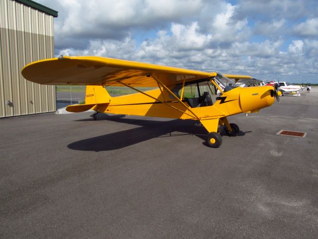 Piper NE Cub (N3331N) - Lo Presti First Saturday breakfast and airplane gathering. J3 rebuild with modern mods.