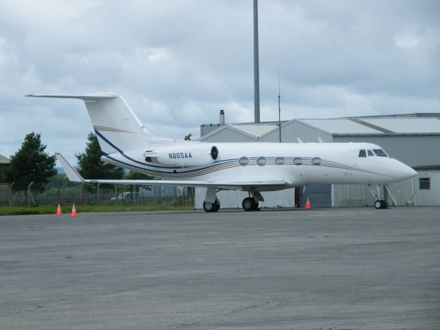 Gulfstream American Gulfstream 2 (N865AA) - N865AA Gulfstream 11B CN 48  Washington penn plastic ex N61WE  At einn 04-08-10