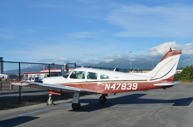 Piper Cherokee Arrow (N47839) - Transient parking at Merril Field